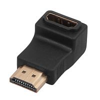 Переходник штекер HDMI - гнездо HDMI, угловой REXANT (10/600) (17-6805)