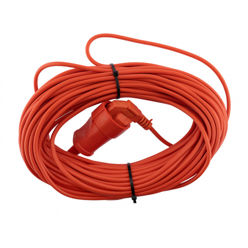 Удлинитель-шнур PROconnect ПВС 2х0.75, 30 м, б/з, 6 А, 1300 Вт, IP20, оранжевый (Сделано в России) (1/10) фото 2