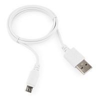 Кабель CABLEXPERT USB 2.0 Pro CC-mUSB2-AMBM-1MW, AM - microBM 5P, 1м, белый, пакет (1/200)