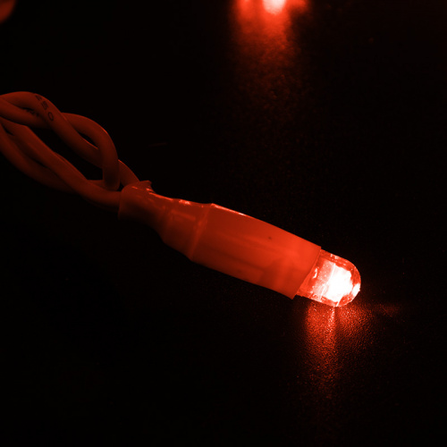 Гирлянда NEON-NIGHT Нить 10м, с эффектом мерцания, белый ПВХ, 24В, цвет: Красный (1/0) (305-232) фото 2