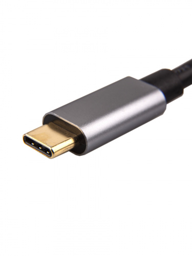 Aдаптер USB 3.1 Type-Cm --> HDMI A(f) , 4K@60Hz, PD charging, Aluminum Shell, VCOM <CU452> (1/72) фото 2