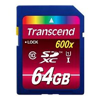 SDXC  64GB  Transcend Class 10 UHS-I (600x)