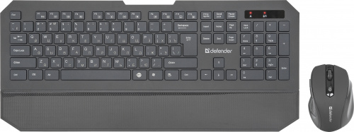 Комплект беспроводной Клавиатура + Мышь DEFENDER Berkeley C-925, чёрный (1/12) (45925) фото 3