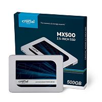 Внутренний SSD  Crucial  500GB MX500,  SATA III, R/W - 560/510 MB/s,  2.5", TLC 3D NAND