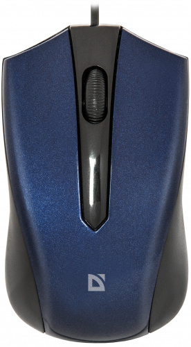 Мышь DEFENDER  Accura MM-950, синий, USB, проводная, 3 кнопки (1/40) (52952) фото 3