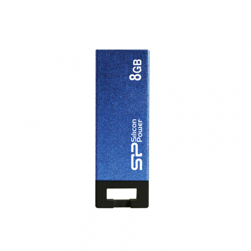 Флеш-накопитель USB  8GB  Silicon Power  Touch 835  синий  металл (SP008GBUF2835V1B) фото 3