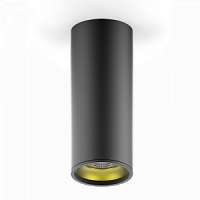 Светильник cветодиодный GAUSS накладной HD009 12W (черный золото) 3000K 79x200мм 1/30