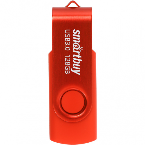 Флеш-накопитель USB 3.0  128GB  Smart Buy  Twist  красный (SB128GB3TWR)