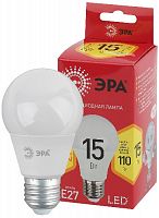 Лампа светодиодная ЭРА RED LINE LED A60-15W-827-E27 R E27 / Е27 15 Вт груша теплый белый свет (10/100/2000) (Б0046355)