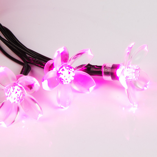 Гирлянда NEON-NIGHT светодиодная "Цветы Сакуры" 50 LED РОЗОВЫЕ 7 метров с контроллером (1/48) фото 6
