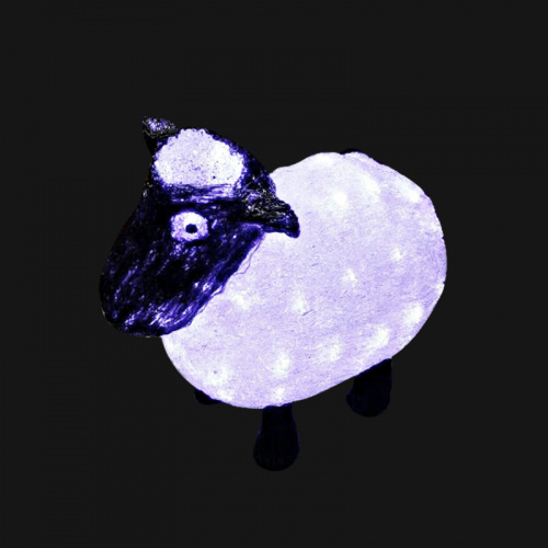 Фигура NEON-NIGHT светодиодная акриловая "Овца" 30см, 56 светодиодов, IP65, 24В, (1/1) фото 2
