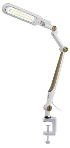 Светильник настольный ЭРА NLED-496-12W-G светодиодный на струбцине золото (1/12) (Б0052769) фото 7