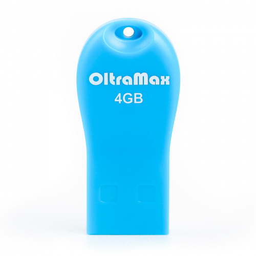 Флеш-накопитель USB  4GB  OltraMax  210  синий (OM-4GB-210-Blue)