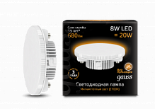 Лампа светодиодная GAUSS GX53 8W 680lm 3000K 1/10/100 (108008108)