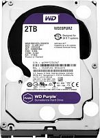 Внутренний HDD  WD  2TB  IntelliPower, SATA-III, 5400 RPM, 64 Mb, 3.5'', DV, пурпурный