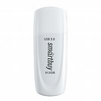Флеш-накопитель USB 3.1  512GB  Smart Buy  Scout  белый (SB512GB3SCW)