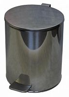 Урна Титан для мусора d250мм h320мм 15л хром