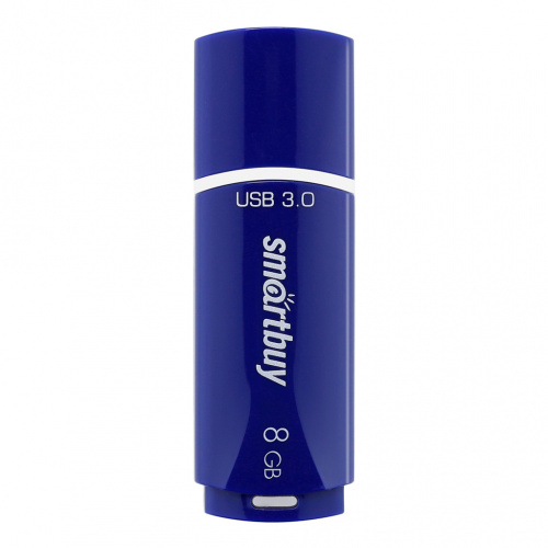 Флеш-накопитель USB 3.0  8GB  Smart Buy  Crown  синий (SB8GBCRW-Bl)