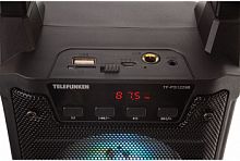Колонка порт. Telefunken TF-PS1229B черный 8W 1.0 BT/3.5Jack/USB 1200mAh (TF-PS1229B(ЧЕРНЫЙ))
