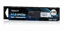 Внутренний SSD  Apacer  240GB  AS2280P2, PCIe Gen3 x2, (M.2), 2280, R/W - 1580/880 MB/s, PS5008-E8, TLC 3D