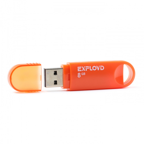 Флеш-накопитель USB  8GB  Exployd  570  оранжевый (EX-8GB-570-Orange) фото 3