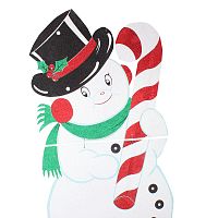 Фигура NEON-NIGHT "Снеговик в шляпе" 175*90 см, цвет белый (1/5)