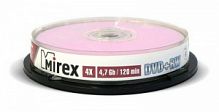 Диск MIREX DVD+RW 4,7 Гб 4X Cake box 10 (10/300)