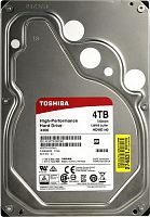Внутренний HDD  Toshiba 4TB  X300  High-Performance BULK, SATA-III, 7200 RPM, 128 Mb, 3.5''