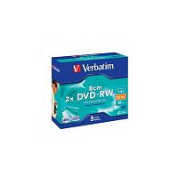 Диск VERBATIM mini DVD-RW 1.46 GB (2х) JC/5 (100)