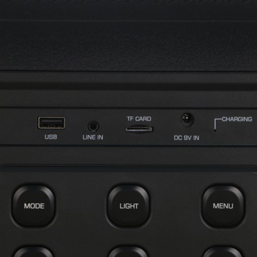 Портативная акустика напольная RITMIX SP-910B black, 75Вт,Bth,30Гц-18КГц,FM-рад,RGB-подсв,AUX,USB,microSD,диспл:LED,до 6ч.раб,2 (1/2) (80002236) фото 3