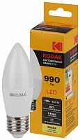 Лампа светодиодная KODAK B35-11W-830-E27 E27 / Е27 11Вт свеча теплый белый свет (1/100) (Б0057632)
