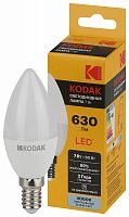 Лампа светодиодная KODAK B35-7W-840-E14 E14 / Е14 7Вт свеча нейтральный белый свет (1/100) (Б0057624)