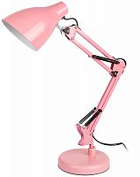 Светильник ЭРА настольный под лампу N-123-E27-40W-P Е27 с основанием розовый (1/12) (Б0052757)