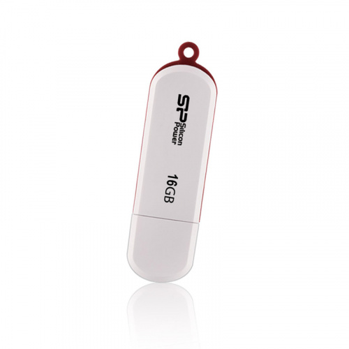 Флеш-накопитель USB  16GB  Silicon Power  LuxMini 320  белый (SP016GBUF2320V1W) фото 2