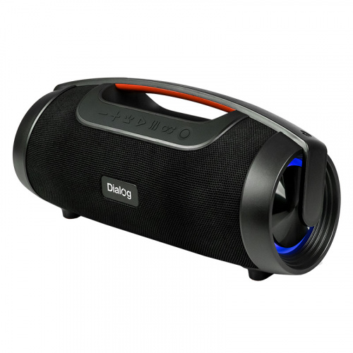 Портативная акустика Dialog Progressive AP-30, 1.0, 40W RMS, Bluetooth, USB reader, LED, черный