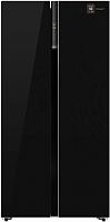 Холодильник Weissgauff WSBS 600 XB NoFrost Inverter 2-хкамерн. черная сталь (двухкамерный)