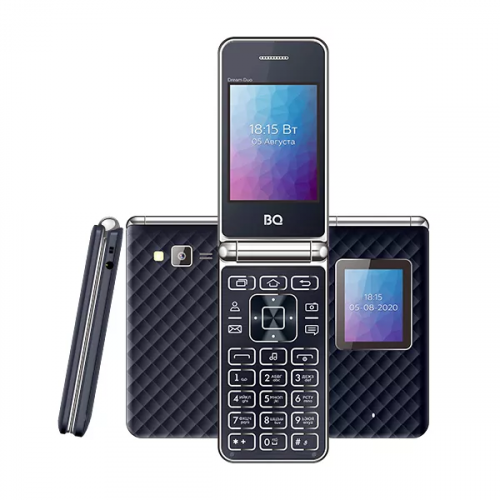 Мобильный телефон BQ 2446 Dream Duo Dark Blue (1/40) (86188687)