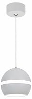 Светильник ЭРА потолочный подвесной PL21 WH GX53 шар белый (1/50) (Б0058504)