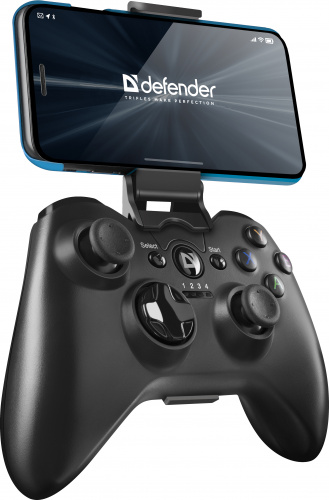 Беспроводной геймпад Defender X7 USB, Bluetooth, Android, Li-Ion, 17 кн., черный (1/40) (64269) фото 11
