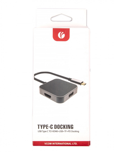 Aдаптер USB3.1 Type-CM-->HDMI+USB3.0+PD charging, TF, Aluminum Shell, VCOM <CU457> (1/72) фото 10