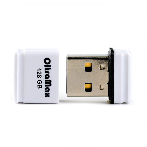 Флеш-накопитель USB  128GB  OltraMax   50  белый (OM-128GB-50-White) фото 3