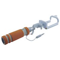 Универсальный фотодержатель телескопический MINI,с кабелем. оранжевый (1/100)