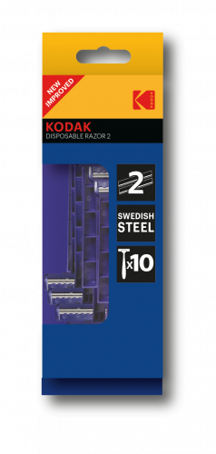 Одноразовые станки для бритья Kodak  30419926/N мужские 2 лезвия 10 станков (10/240/960) (Б0051158)