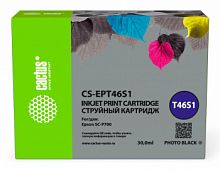 Картридж струйный Cactus CS-EPT46S1 T46S1 фото черный (30мл) для Epson SureColor SC-P700