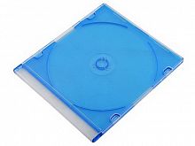 Футляр для 1CD 5 мм Slim (голубой) (200)