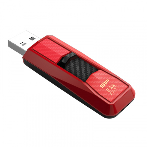 Флеш-накопитель USB 3.0  8GB  Silicon Power  Blaze B50  красный (SP008GBUF3B50V1R) фото 6