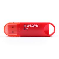 Флеш-накопитель USB  8GB  Exployd  570  красный (EX-8GB-570-Red)