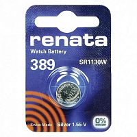 Элемент питания RENATA  R 389, SR 1130 W   (10/100) (R389)