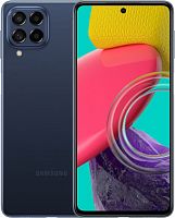 Смартфон Samsung SM-M536 Galaxy M53 256Gb 8Gb синий моноблок 3G 4G 6.7" 1080x2400 Android 11 108Mpix 802.11 a/b/g/n/ac NFC GPS GSM900/1800 GSM1900 Tou