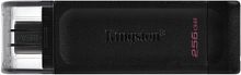 Флеш-накопитель USB 3.0  256GB  Kingston  DataTraveler 70  (Type C)  чёрный (DT70/256GB)